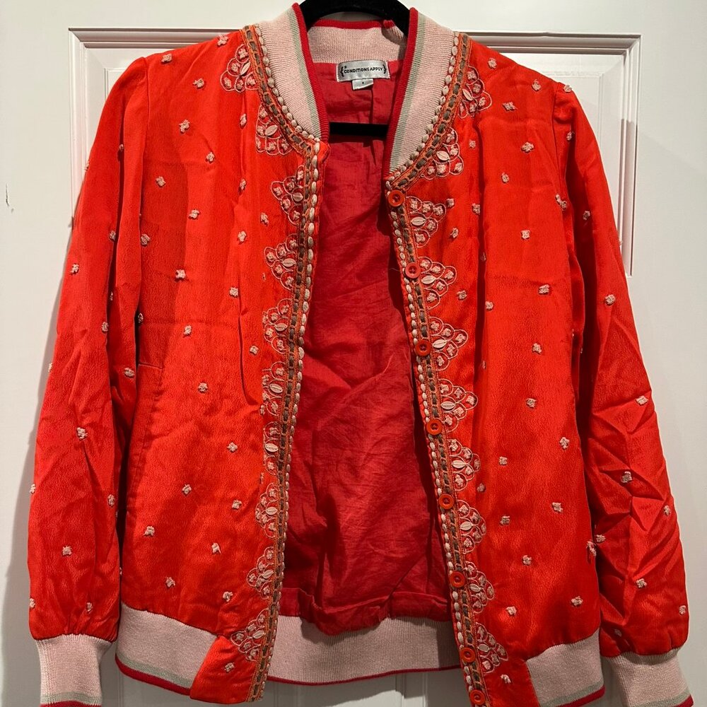 Anthropologie conditions apply jacket